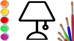 Мультик для детей-Как нарисовать ЛАМПУ/Рисование ЛАМПЫ для детей