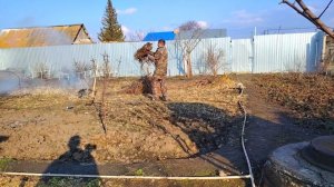 ЖИЗНЬ В СЕЛЕ:часть1/ ВАДИМ НАВОДИТ ПОРЯДОК В ОГОРОДЕ/ПОСАДИЛА ЛАВАНДУ