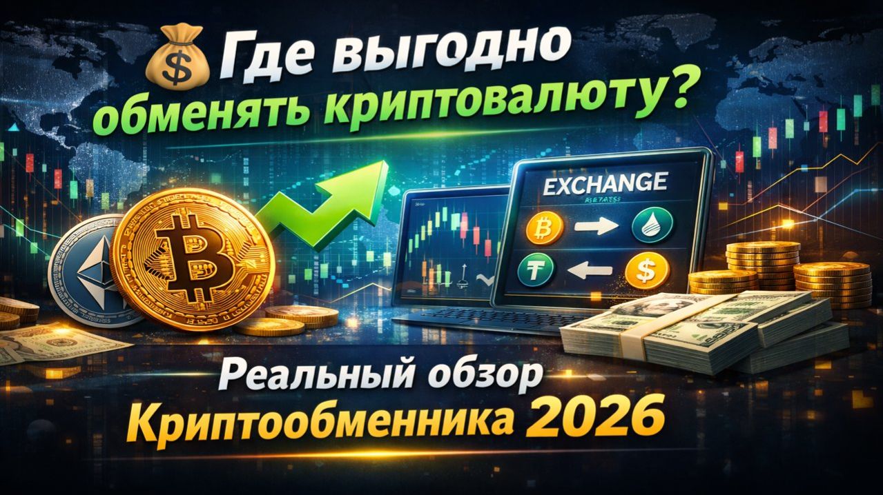 💸 Где выгодно обменять криптовалюту? Реальный обзор криптообменника 2026