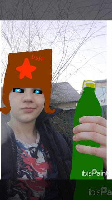 Как бы я выглядел в реальной жизни но я персонаж из горе бокса (зелёная бутылка это пиво)