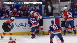 04.04.2026 | НХЛ. Нью-Йорк Айлендерс - Филадельфия Флайерз | Атака игрока, не владеющего шайбой