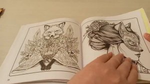 Обзор раскраски Кицунэ антистресс