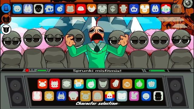 Sprunki misfitmix Baldi.