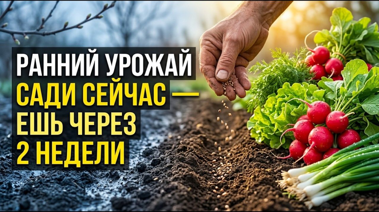 Что посадить в апреле в открытый грунт лучшие овощи и зелень для раннего урожая