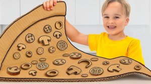 Картонный челлендж для детей с Крисом и Майком