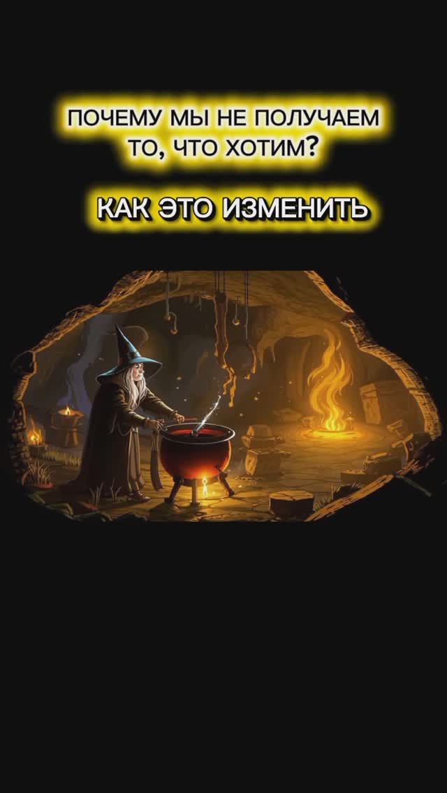 Почему мы не получаем то, что хотим. Как это изменить