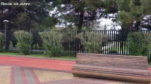 Прогулки по ФТ Сириус. Набережная пляжа ОЦ Сириус. Апрель 2026