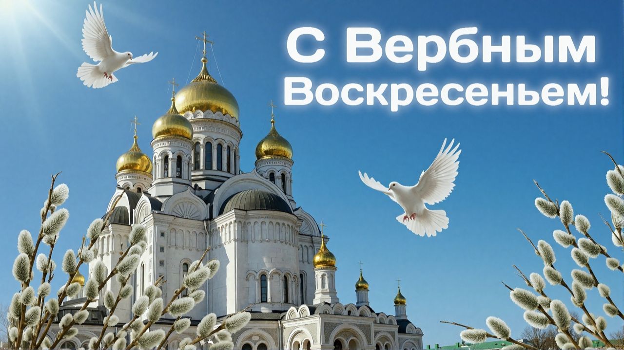 С Вербным Воскресеньем! Красивая песня и поздравление на Вербное Воскресенье