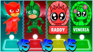 ⚡️ Герои в масках и Спрунки Coffin Dance ⚡️ в Tiles Hop lvl 29 - Мультик PJ Masks