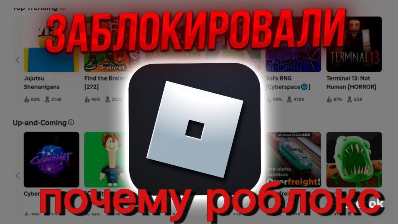 почему роблокс заблокировали !