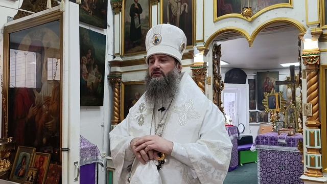 Проповедь епископа Гавриила в Красновишерске