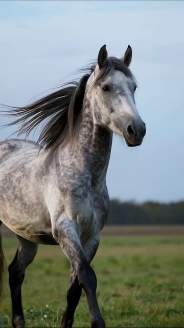 Элегантный скакун в природе #лошади #природа #животные