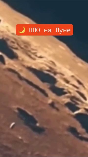   Неизвестный Объект был заснят выходящим из кратера на поверхности Луны