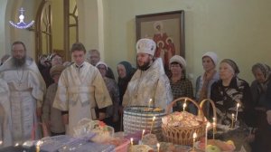 В Великую субботу Преосвященный епископ Николай совершил Литургию Василия Великого - Амурская Епархи