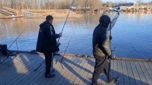 поимка форели