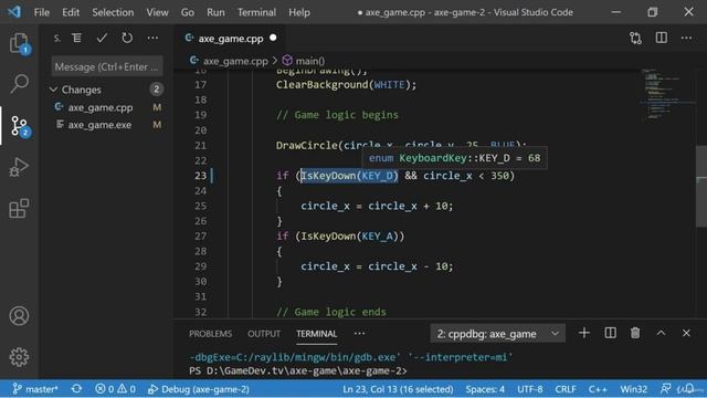 GameDev.tv - 018 - Logical AND