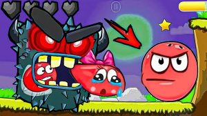 Новый КРАСНЫЙ ШАР, Красныш спасает деревню красных шариков