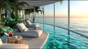 Красивое, лазурное море Уютная атмосфера для отдыха и релакса Прекрасная, расслабляющая музыка