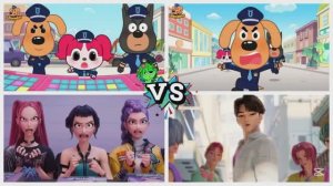 Тайлс Хоп: Музыкальный Баттл — К-Поп Охотники на Демонов против Шерифа Лабрадора