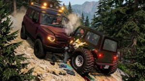 BeamNG Drive - Аварии и поломки внедорожников