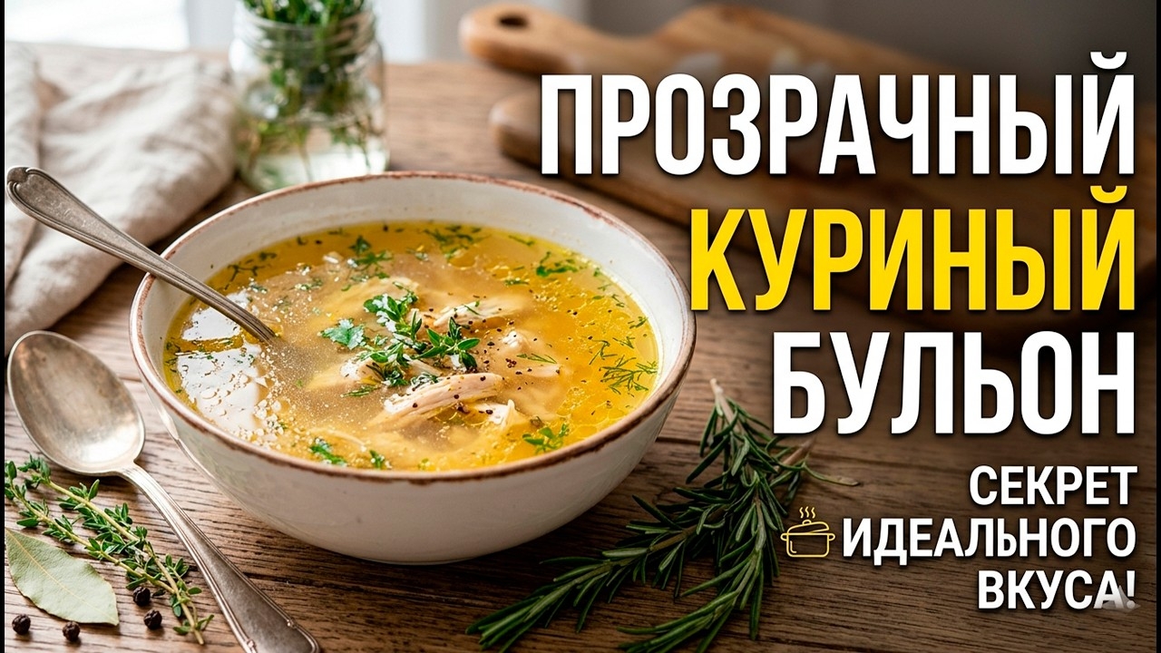 Рецепт идеального бульона. Секрет вкусного куриного бульона.