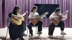 Каурина "Вальс", исп. Биндюкова Мария, Бисинбеева Жанна, преподаватель и концертмейстер Гапоченко О.