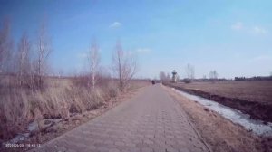 Омск .Велосипед. Местами Грязь и Лужи.