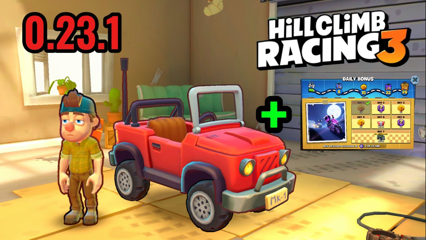 ОБЗОР НА НОВОЕ ОБНОВЛЕНИЕ 0.23.1 ИГРЫ HILL CLIMB RACING 3