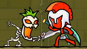 СТИКМЕН в храме ОГНЯ и ВОДЫ Часть#2 игра Red Stickman на канале Мистер Игрушкин