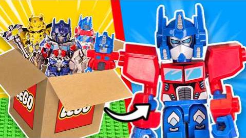 Распаковываем загадочные минифигурки ЛЕГО TRANSFORMERS…