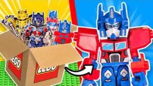 Распаковываем загадочные минифигурки ЛЕГО TRANSFORMERS…