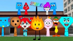 ПЕРСОНАЖ SPRUNKI (OC) FIREY ДОБАВЛЕН В MINECRAFT PE ПОДБОРКА ПЕРСОНАЖЕЙ РЕАКЦИЯ