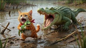 отёнок тайком крадёт детёныша крокодила… А потом происходит самое страшное