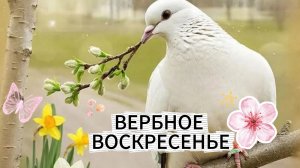 ВЕРБНОЕ ВОСКРЕСЕНЬЕ! Поздравления с Вербным воскресеньем! 🌿✨