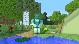 История любви + история ужасов _ Жизнь  Зомбо в Minecraft # Анимация Зомбо в Minecraft