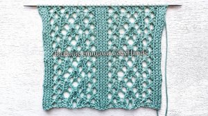 Широкие кружевные дорожки для вязания ажурных и изделий ⭐ Схема