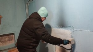 Идёт снег, а я белю в бане.)) ПИКИРОВКА продолжается))