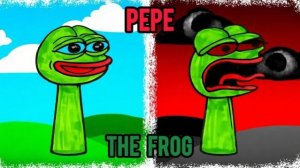 ОРИГИНАЛЬНЫЙ ПЕРСОНАЖ СПРУНКИ ПЕПЕ ЛЯГУШКА! ВСЕ ФАЗЫ SPRUNKI РЕАКЦИЯ