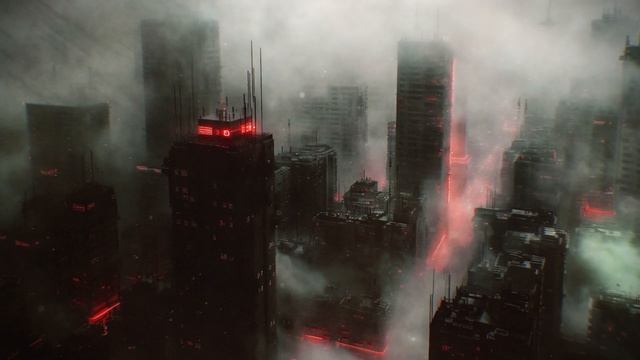 SLEEP CITY： Epic Ambient Cyberpunk - Future City Chill Music - Blade Runner Ambience-(1080p25)