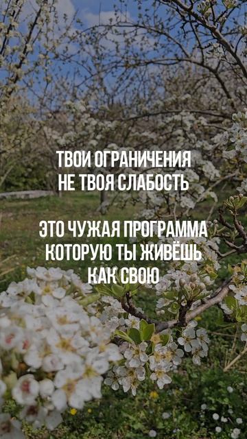 пока ты считаешь это «собой» —
ничего не меняется.
