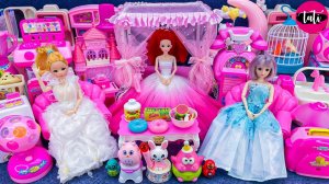 Играем в игрушки из мультика принцесса кукла Барби. Мультфильм для детей. ASMR АСМР