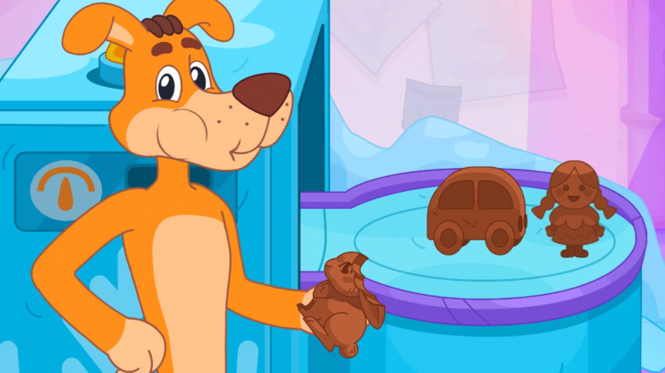 Простоквашино. Простоквашино почемучка. Кот Матроскин  и Шарик  делают шоколадки.  Для детей . ч  11