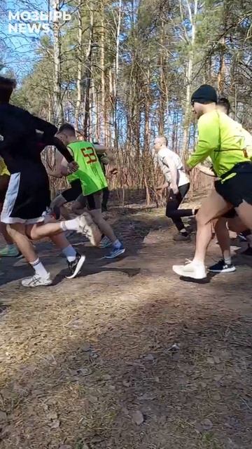 В лесопарке «Молодежный» – чемпионат Мозырского района по весеннему легкоатлетическому кроссу