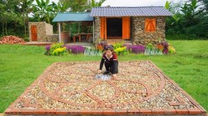 Превращаю свой передний двор в произведение искусства из камня и кирпича. Серия 50. Хуан Ли