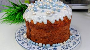 Кулич творожный бездрожжевой на Пасху🧁