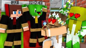 Джей Джей и Майки были вынуждены жениться на своих подругах. Майнкрафт Мультик