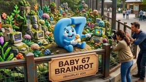 Детский зоопарк безумия! Baby Brainrot Zoo уже здесь! РЕАКЦИЯ