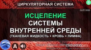 Очищение Крови, Обновление Тканевой Жидкости и Лимфы Исцеление Жидких Сред Организма