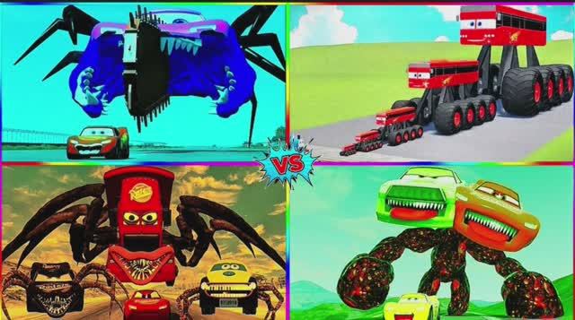ТАЧКИ МУЛЬТИК: Гигантский Молния Маквин Пожиратель и Веселый Танец 🏎️ КРУТАЯ БИТВА