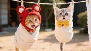 Повесили сушиться! Простой, но тёплый день